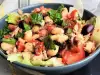Fitness Salat mit Bohnen und Thunfisch