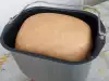 Weißbrot mit frischer Hefe im Brotbackautomat