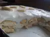 Торт из печенья Дамские пальчики со сливками и кислым молоком