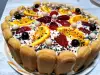 Бишкотена торта с плодове и Бейлис