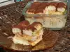Tarta casera con bizcochos de soletilla y crema casera