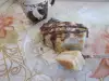 Бисквитена торта с разтопен шоколад