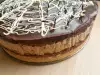Biscuit Cake with Coffee and Chocolate Mousse