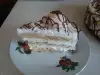 Бисквитена торта с маскарпоне и шоколадова украса
