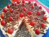 Бърза бисквитена торта с ягоди
