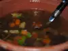 Бистра супа от челядинки и зеленчуци
