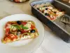Вегетарианска пица с блат от тиквички