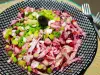 Salat mit Bohnen, Rote Bete und Weißkohl