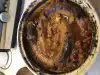 Фасул със свинско месо, бекон и пушена наденица