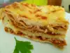 Lasagna Bolognese with Oyster Mushrooms
