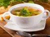 Супа с броколи и алабаш