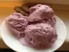 Blueberry Ice Cream with Condensed Milk