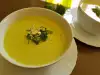 Sopa de brócoli con gorgonzola y nata