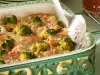 Chicken, Salmon and Broccoli Casserole