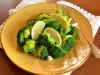 Brócoli con mantequilla y ajo