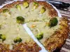 Диетична пица с блат от броколи