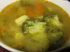 Вегетарианска супа с броколи