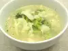 Cauliflower and Broccoli with White Sauce