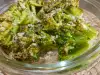 Brócoli al horno con salsa siciliana