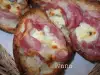 Tostadas con bacon y gorgonzola