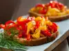 Crostini with Peppers