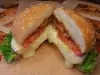 Vegetarian Burger with Camembert