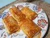 Puff Pastries with Yellow Cheese and Ham