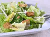 Caesar Salat mit Dressing