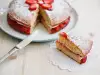 Мини торта с маскарпоне и ягоди