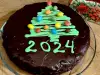Празничен шоколадов кейк за Нова Година