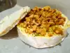 Camembert al horno con ajo, romero y nueces