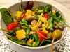 Salat mit Linsen und Kapern