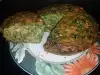 Spinach Corn Flour Sponge Cake