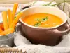 Супа с моркови и портокалов сок