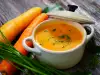 Крем супа от моркови с ориз