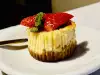 Mini cheesecakes de fresa y limón