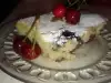 Pastel de mantequilla con cerezas