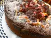 Черешневый пирог со сливочным сыром и сметаной