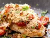 Chicken breast with tomatoes and parmesan