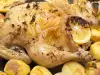 Пиле с лимон и картофи на фурна