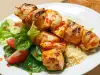 Chicken Skewers with White Wine and Rosemary