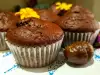 Chocolate Muffins with Chestnuts