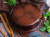Торта с шоколадов маслен крем