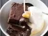 Черен шоколадов сладкиш с карамел