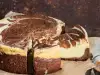 Two-Color Chocolate Cheesecake