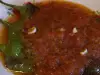 Pržene paprike sa paradajz sosom i belim lukom