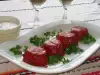 Pepper Appetizer with Feta Cheese