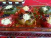 Peppers with Feta Cheese in Tomato Sauce