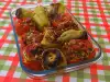 Peppers Stuffed with Mushrooms and Bulgur
