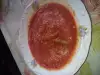 Чушки с доматен сос и чесън